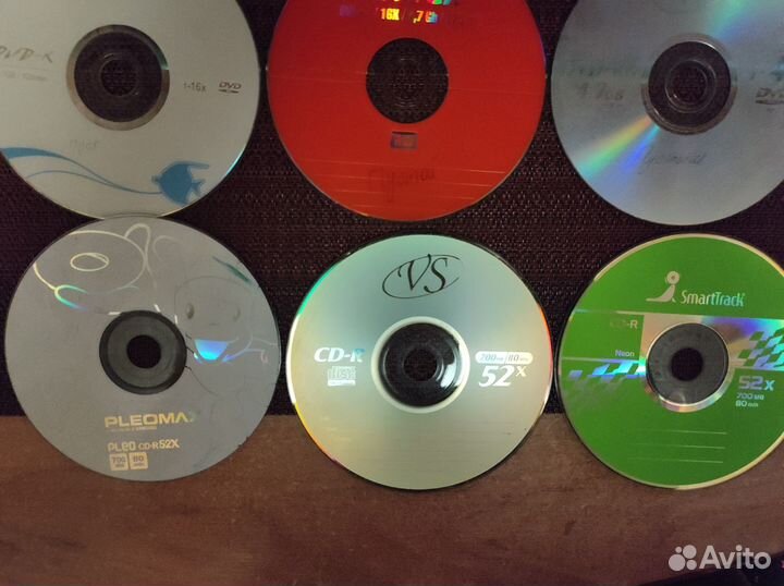 DVD-R, DVD-RW, CD-R новые диски