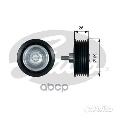 Ролик ремня приводного peugeot boxer/citroen JU