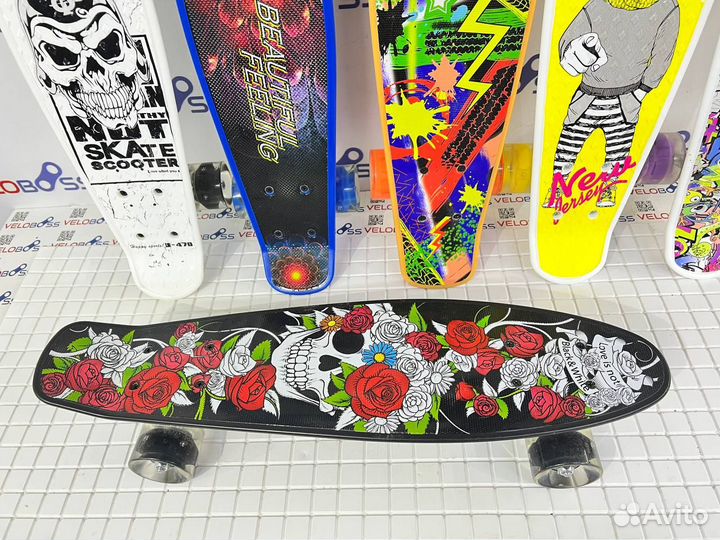 Пенни борд со светящимися колесами