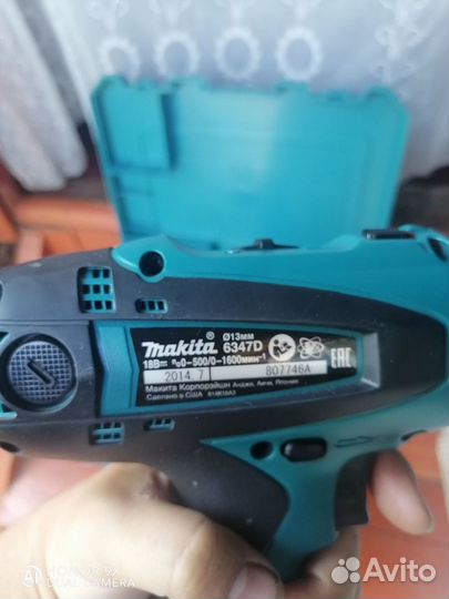 Шуруповерт makita новый 18v