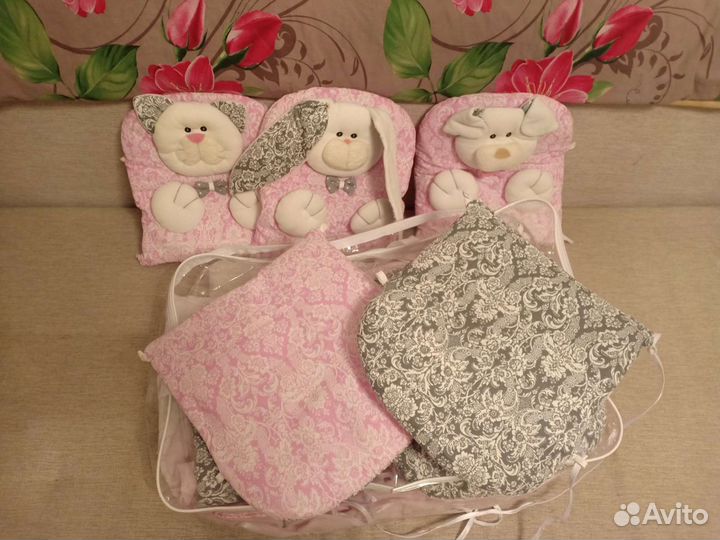 Бортики в детскую кроватку бу