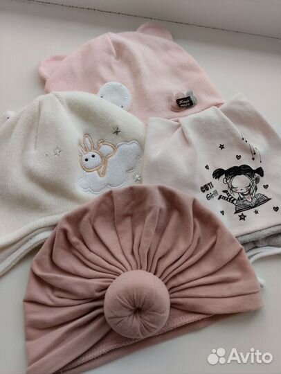 Детские шапки для девочки пакетом