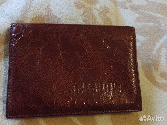 Обложка для паспорта натуральная кожа