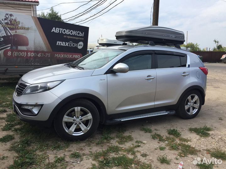 Автобокс на киа спортейдж (бокс на крышу KIA sport