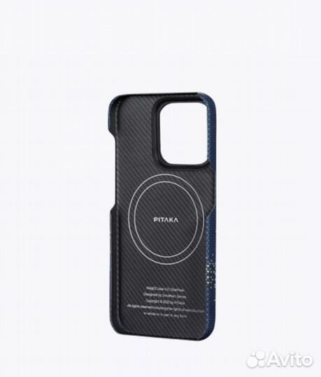 Чехол Pitaka KI1502pmyg для iPhone 15 Pro Max Mil