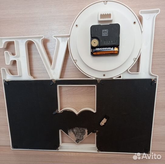 Рамка для фото с часами