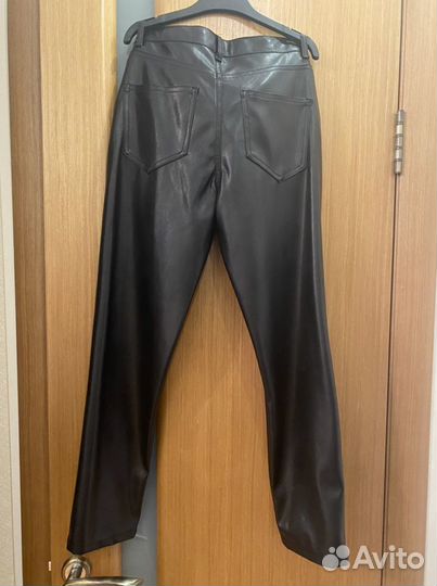 Брюки из экокожи для девочки