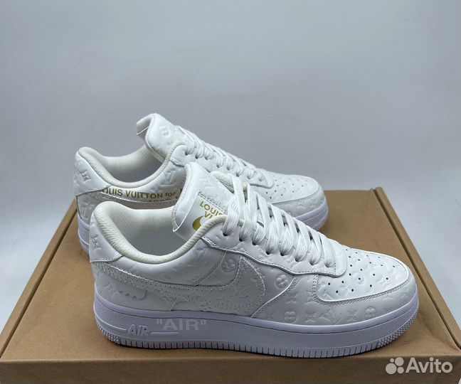 Nike Louis Vuitton x Air Force Triple White (Найк)