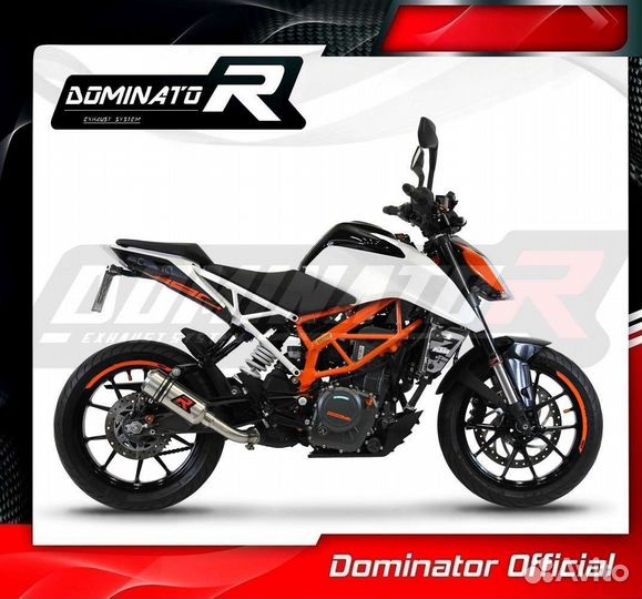 Глушитель Dominator KTM Duke 390 2017-2020 Выхлоп