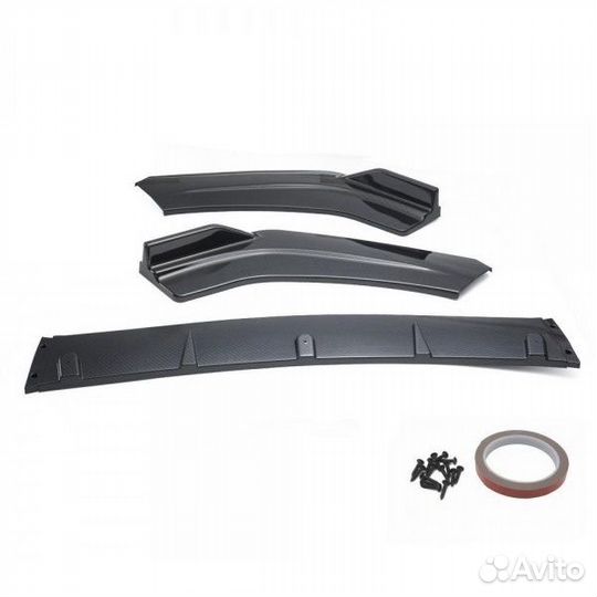 Накладка переднего бампера - карбон