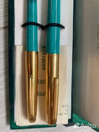 Ручка перьевая с золотым пером СССР