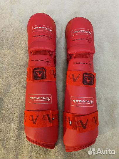 Защита голень-стопа для карате Arawaza