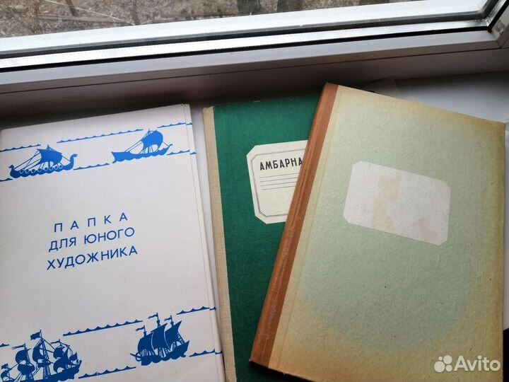 Амбарные книги ссср2шт.Папка бумага Юный худ