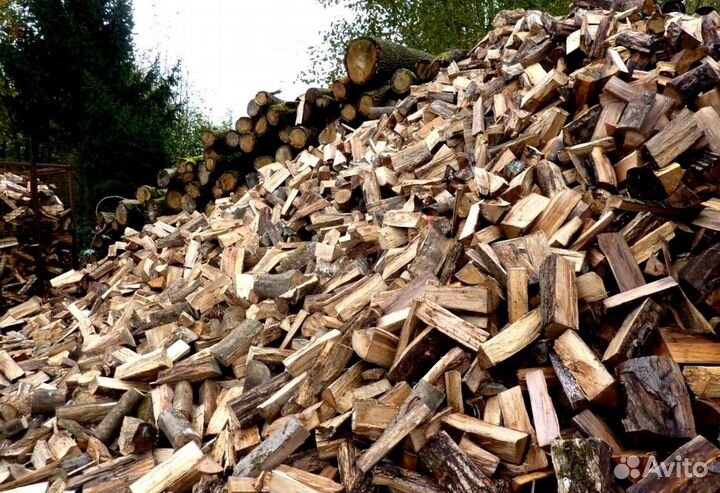 Дрова естесвенной влажности