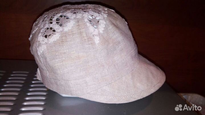 Кепка женская льняная
