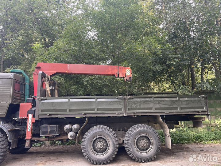 Аренда и услуги манипулятора-вездехода, стрела 3 т, 14 м, борт 6.4 т, 5.3 м