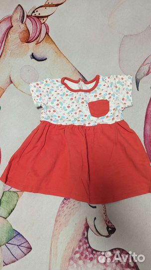 Вещи пакетом для девочки 74 80