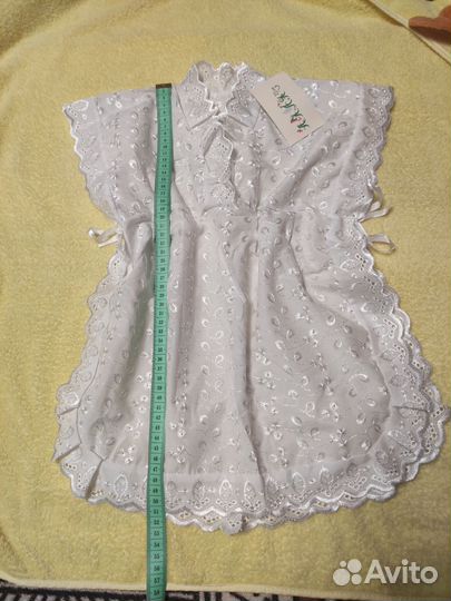 Крестильная рубашка новая для девочки