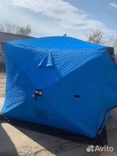 Зимняя палатка cube трехслойная