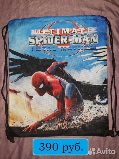 Сумка для обуви новый Человек Паук