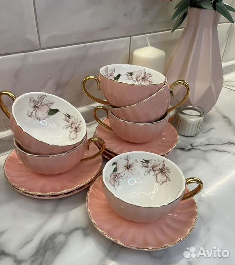 Сервиз чайный набор 6 персон