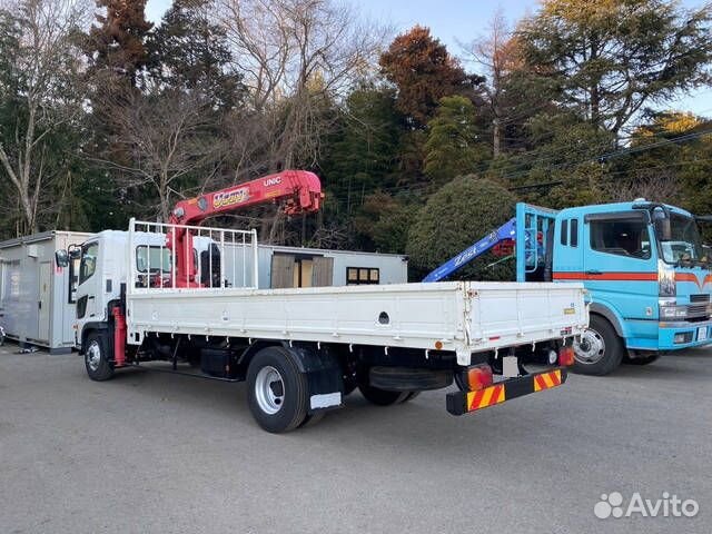 Бортовой грузовик Hino 500 (Ranger) с КМУ UNIC, 2009