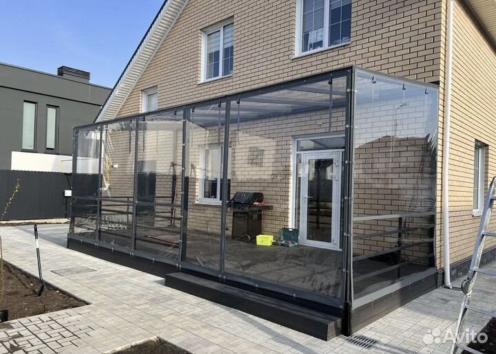 Мягкие окна для коттеджа