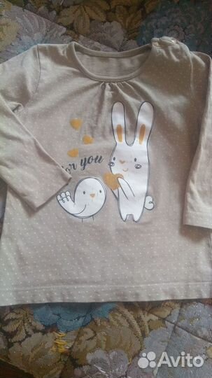 Детские вещи пакетом для девочки 74-86-92