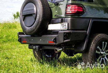 Бампер силовой задний BMS alfa Тойота FJ Cruiser