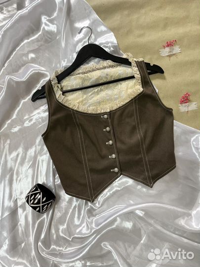 Винтажный топ y2k