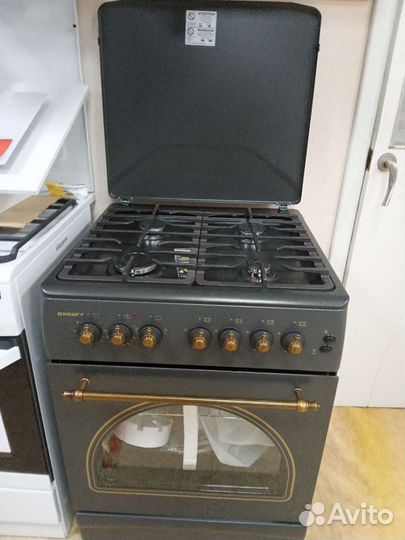 Плита газовая kraft KF-FSK6406aeblri новая