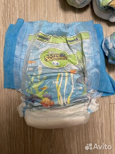 Tрусики для плавания huggies little swimers 3-4