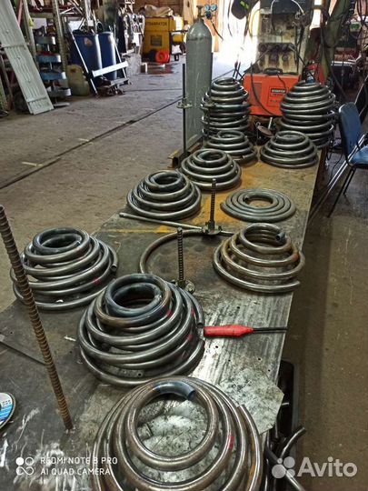 Изготовление змеевиков и теплообменников