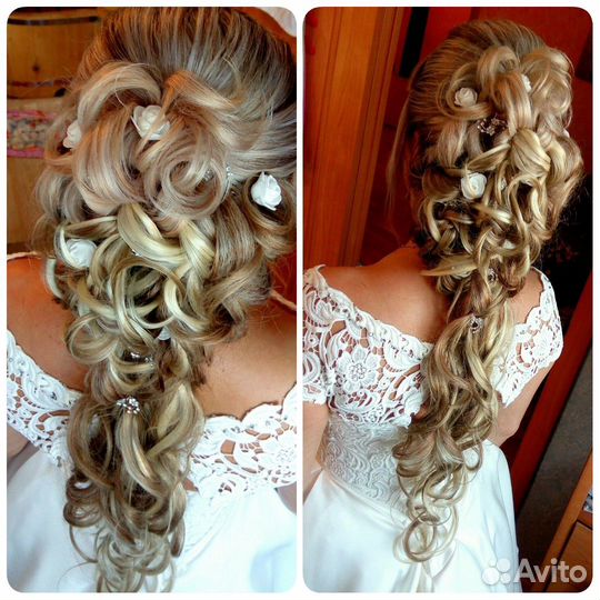 Свадебные.Вечерние.Детские прически