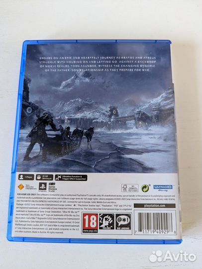Диск для PlayStation 5 God of War Ragnarok GoW
