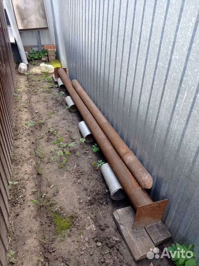 Столбы для забора металлические бу