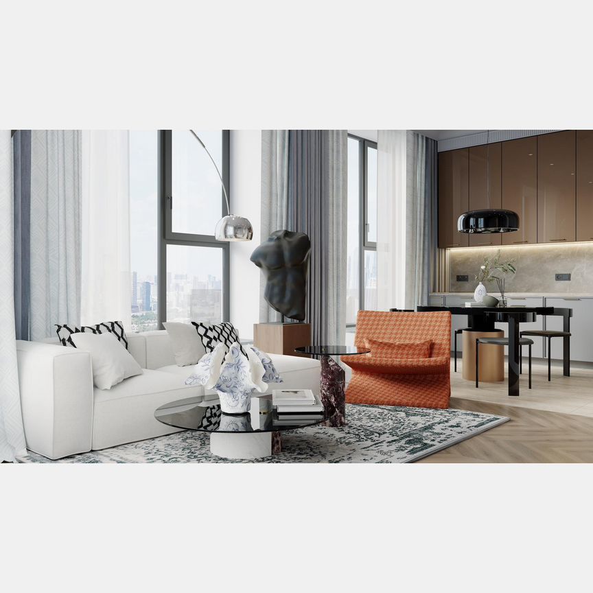 3-к. квартира, 79,6 м², 6/32 эт.