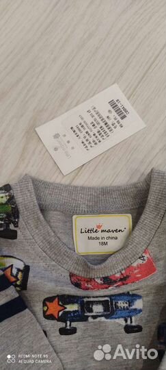 Новая Толстовка Little Maven, размер 74-80