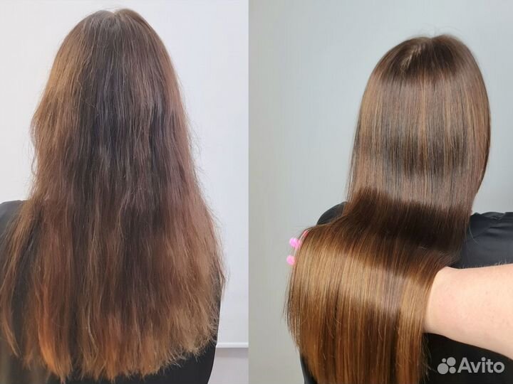 Кератиновое выпрямление волос/ ботокс