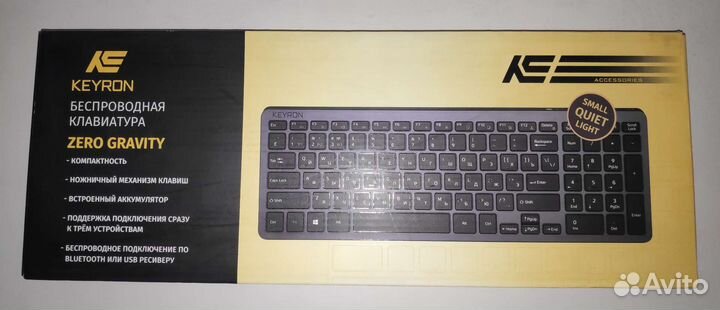 Клавиатура беспроводная keyron Zero Gravity