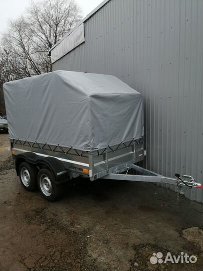 Прицеп двухосный Спутник 2,5х1,3м / категория 