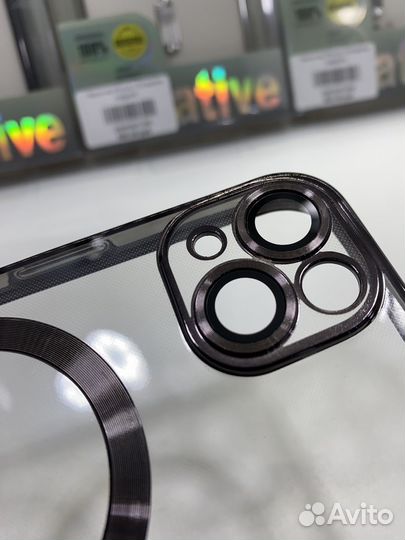 Чехол на iPhone 11-15 с MagSafe и закрытой камерой