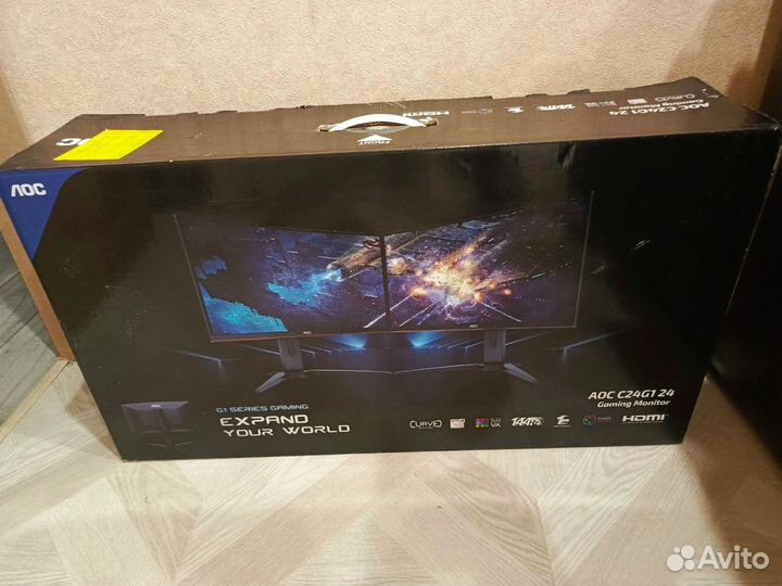 Монитор игровой AOC C24G1 144гц