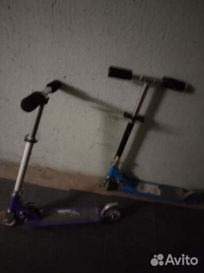 Самокат детский двухколесный бу
