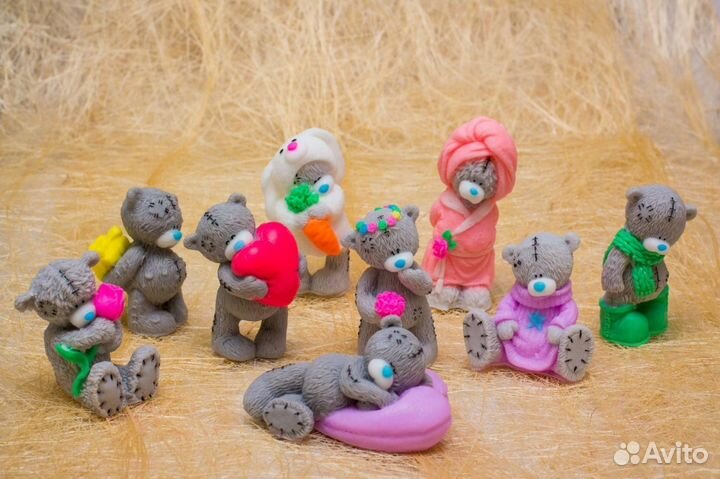 Мишки Тедди. Мыло ручной работы