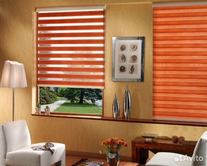 Римские шторы от производителя с электроприводом