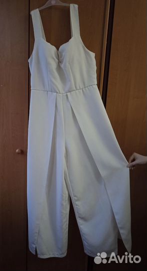 Комбинезон женский белый летний