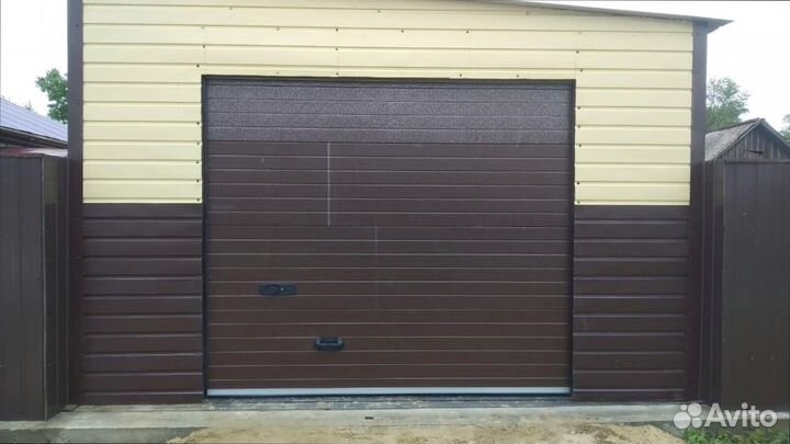 Секционные ворота промышленные под ключ