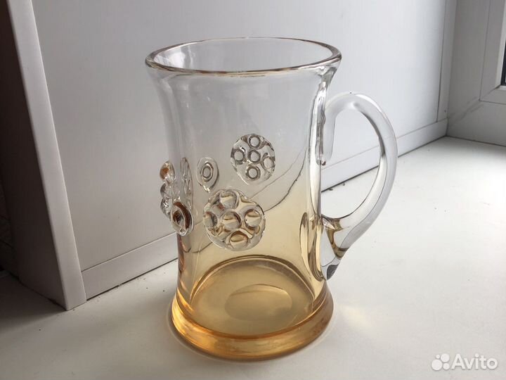 Кружка цветное стекло вемен СССР