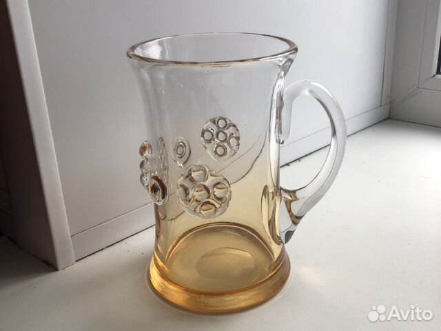 Кружка цветное стекло вемен СССР